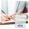 VILLFUL 2pcs Stackable Makeup Organizer Multi-purpose Cotton Pad Swab Holder