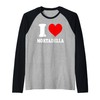 I Love Mortadella Raglan Baseball Tee