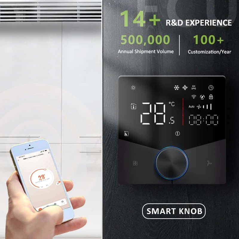 WiFi Smart Thermostat, WiFi Air Conditioner Thermostat 5+2 Days 6