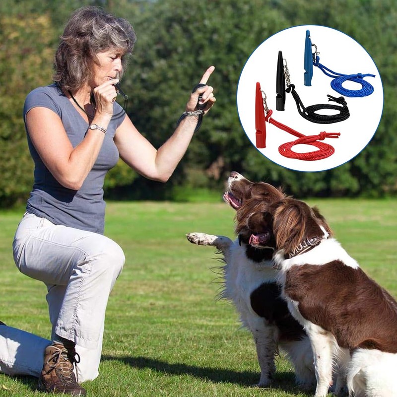 CPJJ 3-Piece Dog Whistle High Frequency Silent, Ideal for Training