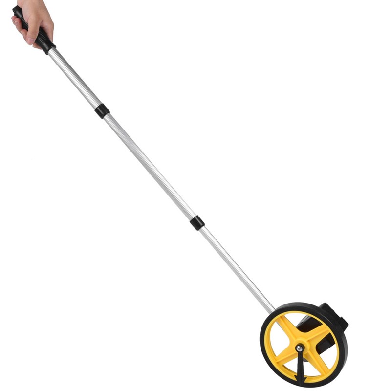 Portable Measuring Wheel 0~9999.9m Distance Measuring Roller for Multiple PurposeSmall