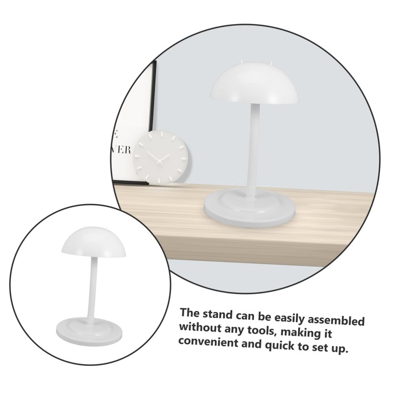 FOMIYES Secure Wig Display Rack Versatile Hat Stand Space-efficient Wig