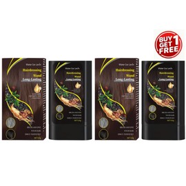 Comb Hair Dye, Safe Convenient Sweat-Proof Hair Dye Comb, Black Hair Dyes with Combs Applicator, air Dye Comb for Quick Touch-Ups, Portable Hair Colouring Cream for Women Men (BLACK Brown)