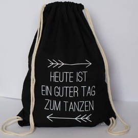 ElliGa Gym Bag JGA Backpack for Hen Night Dance Black