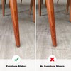 M METERXITY 24-Pack Furniture Sliders, 1.2" Nail-on Chair Leg Protectors