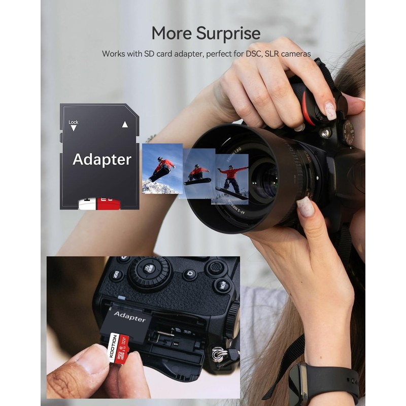 KOOTION 5 X 32 GB Micro SD Card Class 10
