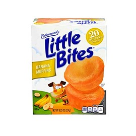 Entenmann's Little Bites 5 ct Banana Muffins 8.25 oz (Pack of 6)