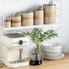 Miamolo Ceramic Jar with Lid Airtight, Coffee Container Kitchen Food