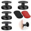 HhBdy Headboard Stoppers Black Bedside Fixer 4Pcs Headboard Fixings Adjustable