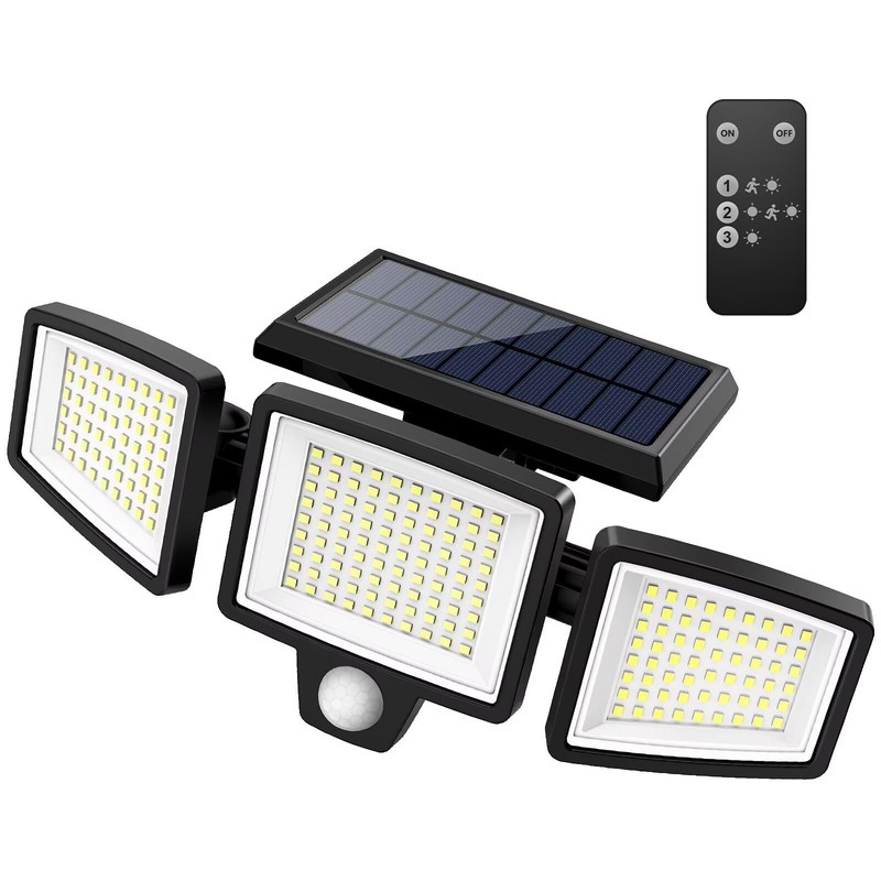 Tuffenough Solar Outdoor Lights 2500LM 210 LED Security Lights with