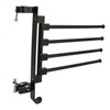 RV Clothes Drying Rack Aluminum Multifunctional Anti Rust 180° Rotatable