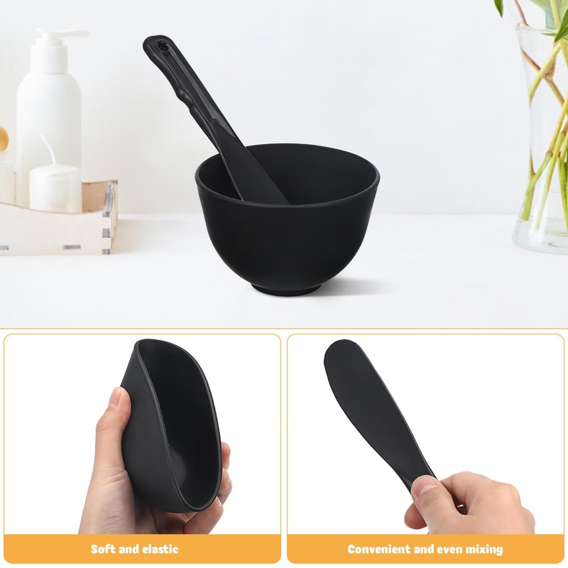 NOLITOY 3 Set Face Mask Mixing Bowls with Spatula: DIY
