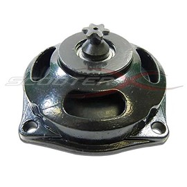 ScooterX Pocket Bike Gear Box - 25H 6 Tooth Sprocket with Clutch Bell Housing - Fits 47cc - 49cc Pocket Bikes, MTA1, MTA2 Models [4321]