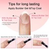 210 Uñas Postizas De Gel Francesas De Aspecto Natural, Cortas,