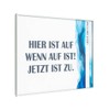 Logistic Sign System Tenuis Door Sign for Office (DIN A5