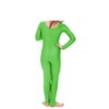 Prime fashions - Girls Shiny Nylon Long Sleeve Stirrup Catsuit