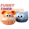 Ranvi Animal Timer Mechanical Cooking Timer, Cartoon Kitchen Timing Tool
