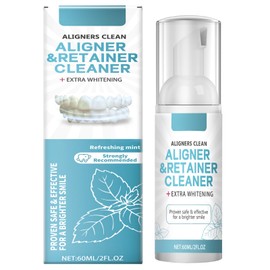 Reiniger für Zahnspangen, Reinigung von Zahnersatz, Reinigung von Zahnersatz, Entfernung von Flecken, Reinigung von Zahnersatz, Zahnaufhellung, Reiniger für Kieferorthopädie und Zahnschiene