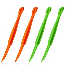 Orange Peeler Tools Citrus Peel Cutter Easy Fruit Vegetable Slicer Cutter Lemon Peeler Opener Remover Fruit Tool Kitchen Utensils Gadgets Food Peeler Slicers (Orange + Green)