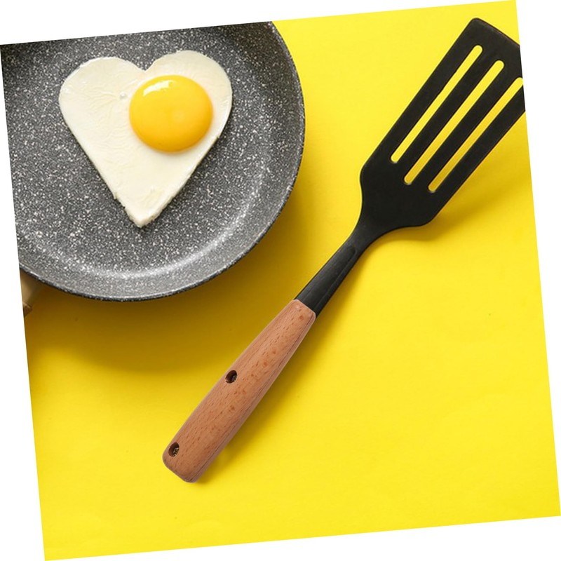 Ciieeo 1 Set Wooden Turner Handle Replacement Scalding Design for