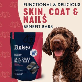 Finley's Soft Chew Benefit Bars Dog Treats (Skin, Coat & Nails)