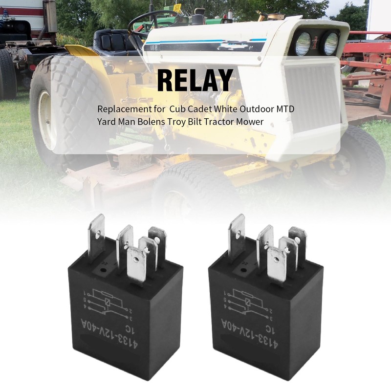 Vkinman 925-1648 2Pcs Relay Switch 5 Terminals 12V Replacement for