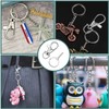 20X Detachable Swivel Lobster Clasp Clips Hook Alloy Key Ring