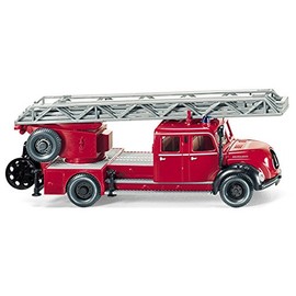 Fire service - Aerial ladder (Magirus DL 25h) - Model Car, Ready-made - Wiking 1:87