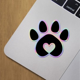 Holographic Decal Stickers of Dog Lovers Premium Waterproof Vinyl Decal Stickers for Laptop Phone Accessory Helmet Car Window Mug Tuber Cup Door Wall Decoration ANDVER3d2406aHO