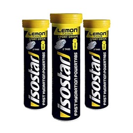 Isostar Fast Hydration Powertabs Lemon, Pack of 3
