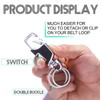AIXUAN Keyring: Stylish Metal Key Holder, Easy Attachment and Loss
