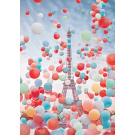 Buffalo Games - blanc - Eiffel Tower Balloons - 500 Piece Jigsaw Puzzle , White