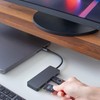 XLayer USB 3.0 Typ-C Hub 7-in-1 Grey