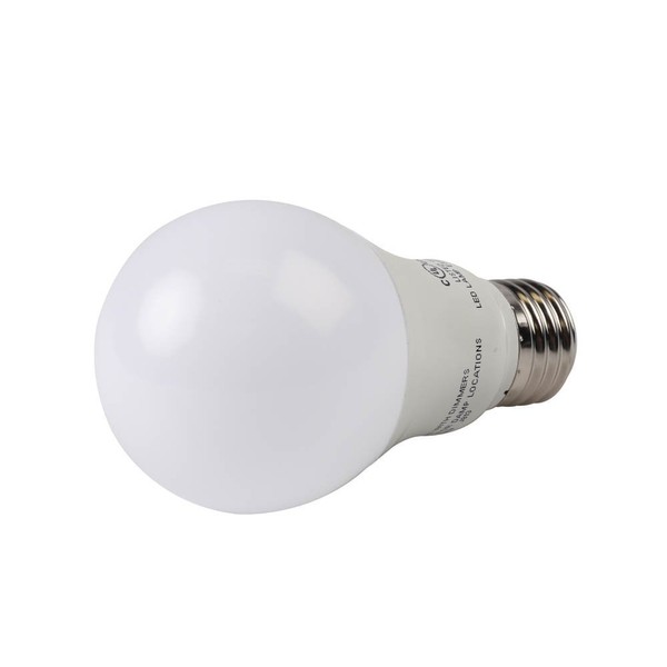 Satco Non-Dimmable 8.5 Watt, 120-277 Volt 4000K A-19 LED Bulb, Enclosed Rated