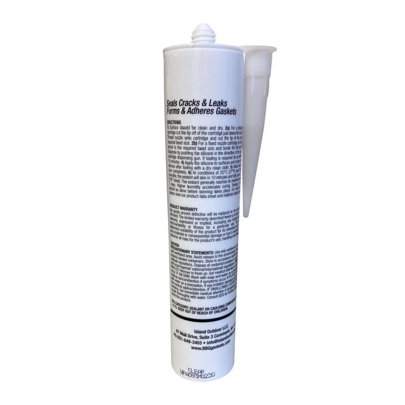LavaLock RTV High Temp BBQ Smoker Sealer Gasket Adhesive 10