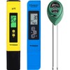VIVOSUN Digital PH Meter, 3-in-1TDS EC and Temperature Meter, Plant