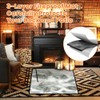 flintronic Fire Pit Mat, 100 x 100 cm, Fireproof Underlay,