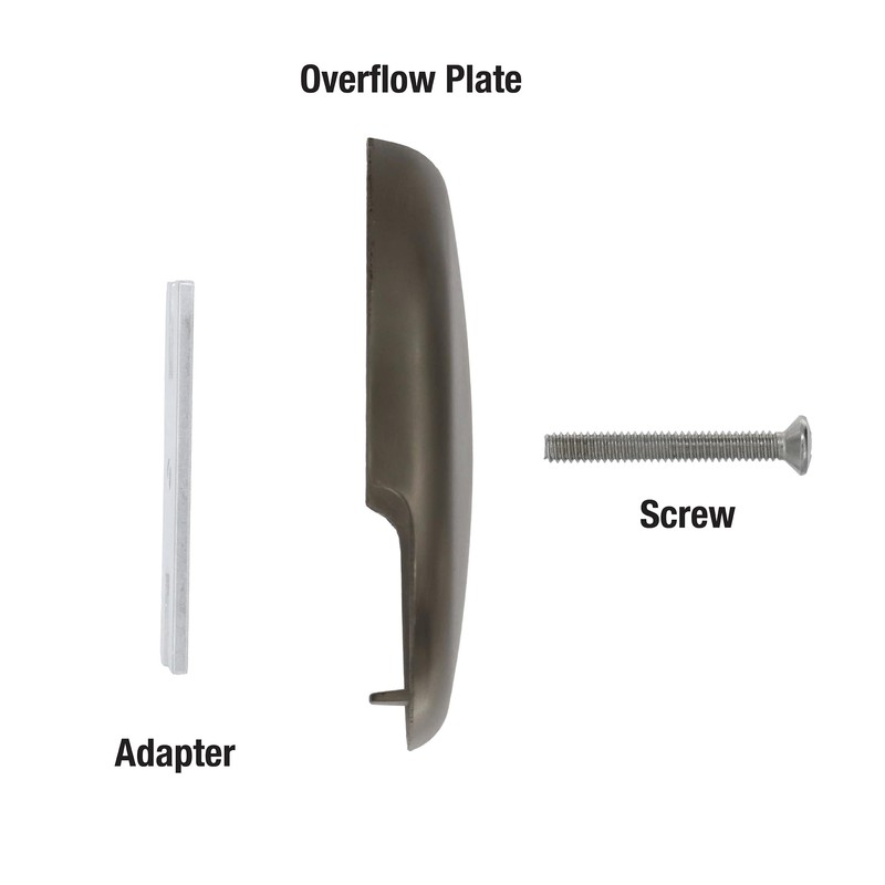 Danco Single Hole Tub Drain Overflow Plate | One Hole