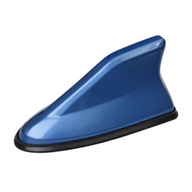 BELOMI Adhesive-Mount AM/FM Car Shark Fin Antenna Cover, Blue