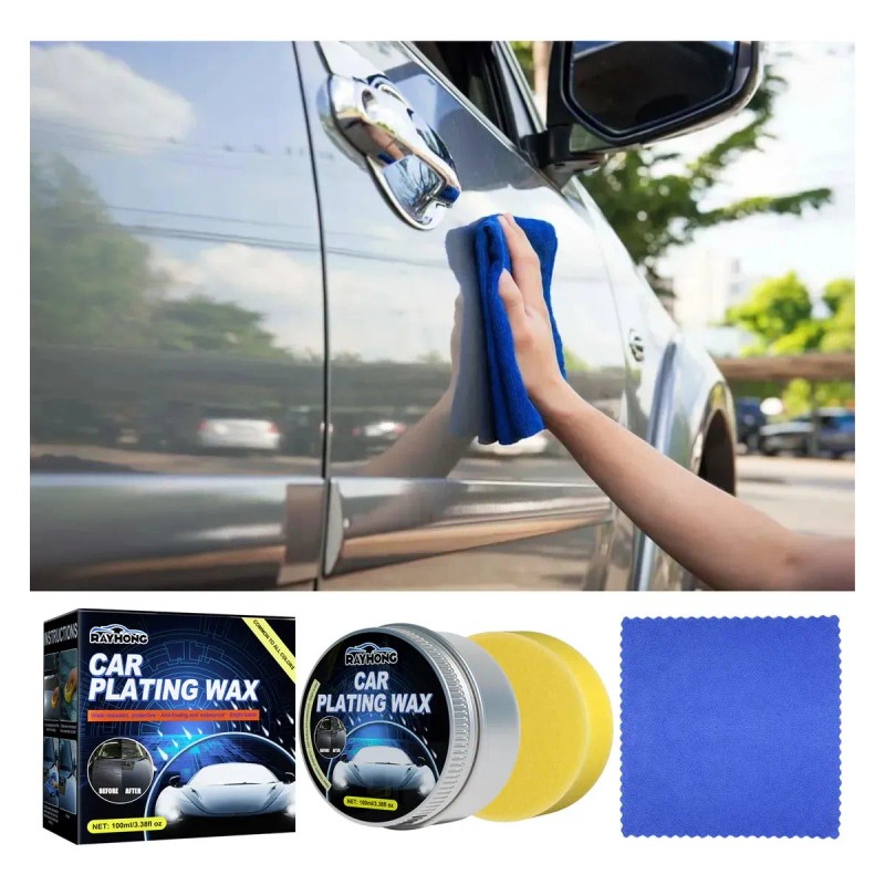 Set De Encerado De Cristal Para Coche, Cera Para Revestimien