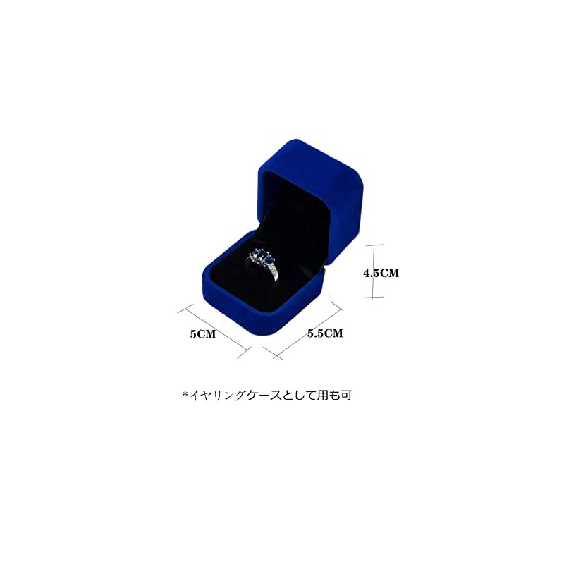 TIANYING Ring Case,Engagement Ring Box,Jewelry Gift Box,Ring Earring Holder,Ring Storage