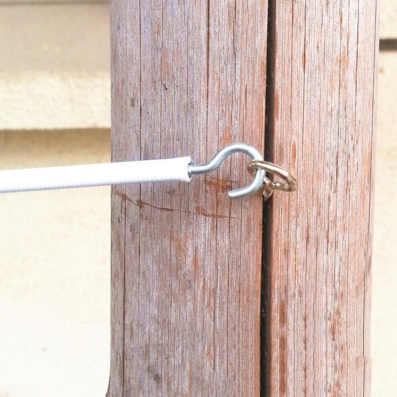 Xiaokeis Net Curtain Wire White Hanging Window Cord Cable Kit
