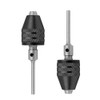 Mesee 2Pcs Keyless Mini Drill Chuck Adapter, 0.3-3.4mm Capacity Quick
