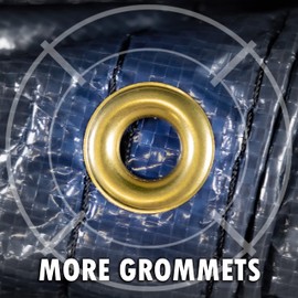 AMGO 24' Round Blue Winter Pool Cover - Safety Heavy Duty, Waterproof, UV Resistant Design with Easy Installation (Cover Size: 28' /4 f t.Overlap) - (We Custom Size)