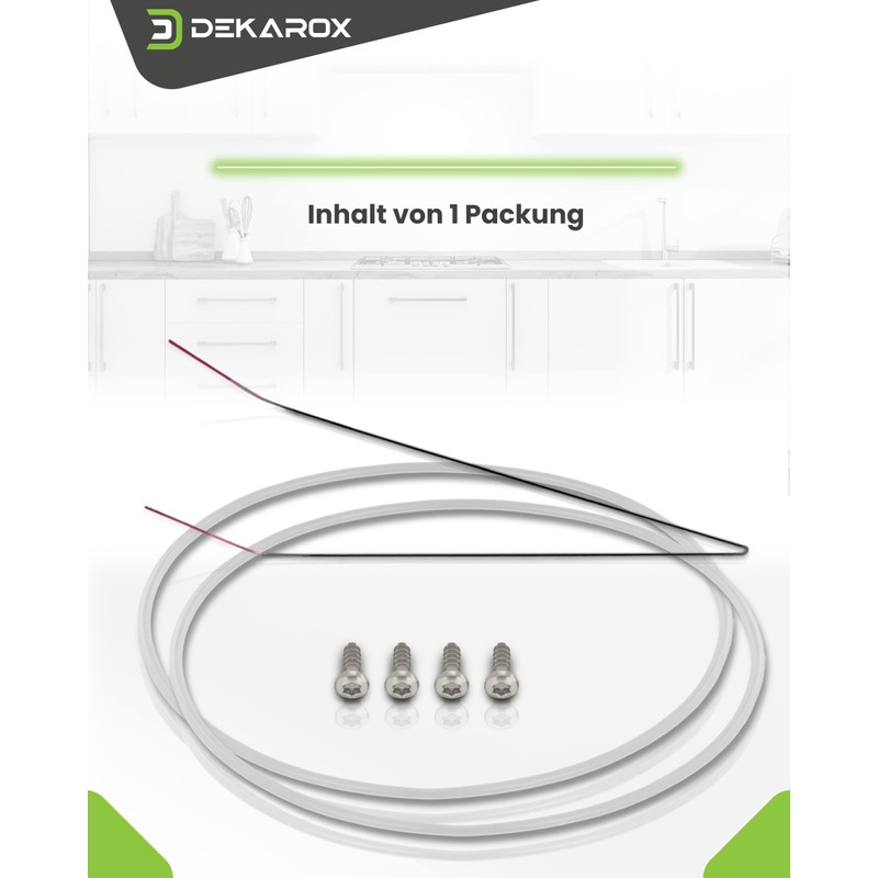 DEKAROX 2 x Pump Pot Seal Repair Kit 182 mm