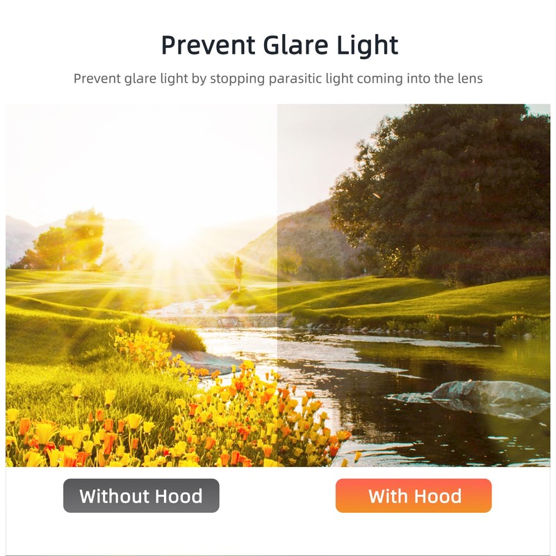 CERFFOOL Lens Hood Sunshade for DJI NEO Anti-glare Gimbal Protective