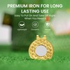 Amy Sport Golf Ball Marker with Magnetic Hat Clip Gold