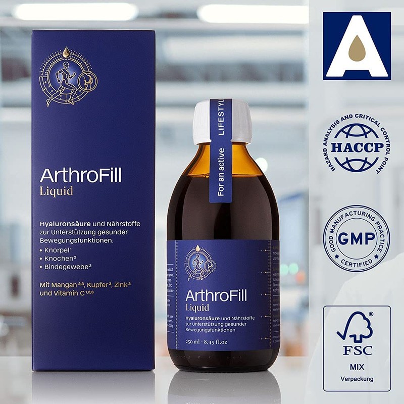 Arthro Fill Liquid - Hyaluronic for Drinking - Nutrient Complex