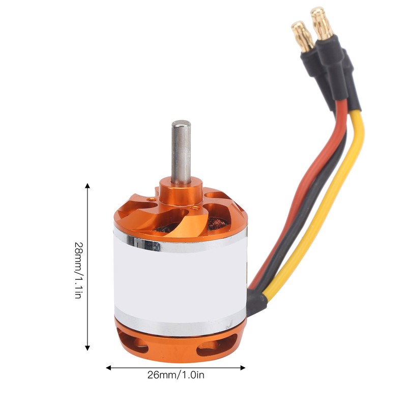 D2836 Brushless Motor with Adapter RC Motor Replacement for RC