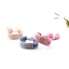 1 Piece 2 cm Wide Adjustable Bracelet Woven Embroidered Letter